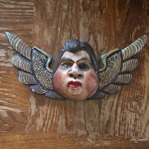 Mexican Folk Art Cherub Mask